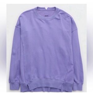 Aerie The Chill Crew Sweatshirt Size M NWT